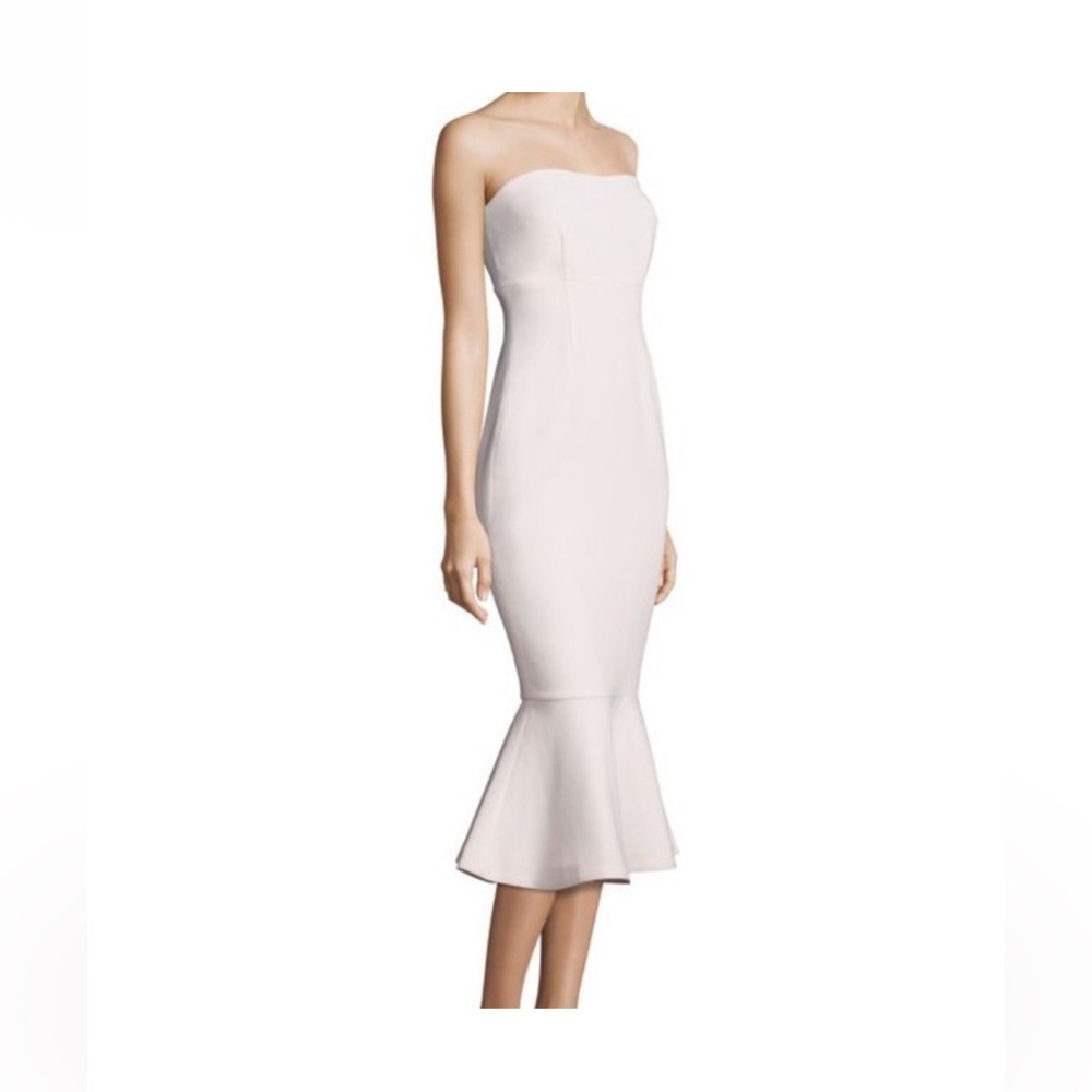 Cinq à Sept Strapless Cream Wedding Dress